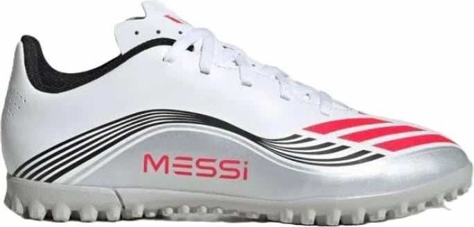 Çizme futbolli për fëmijë adidas, të bardha