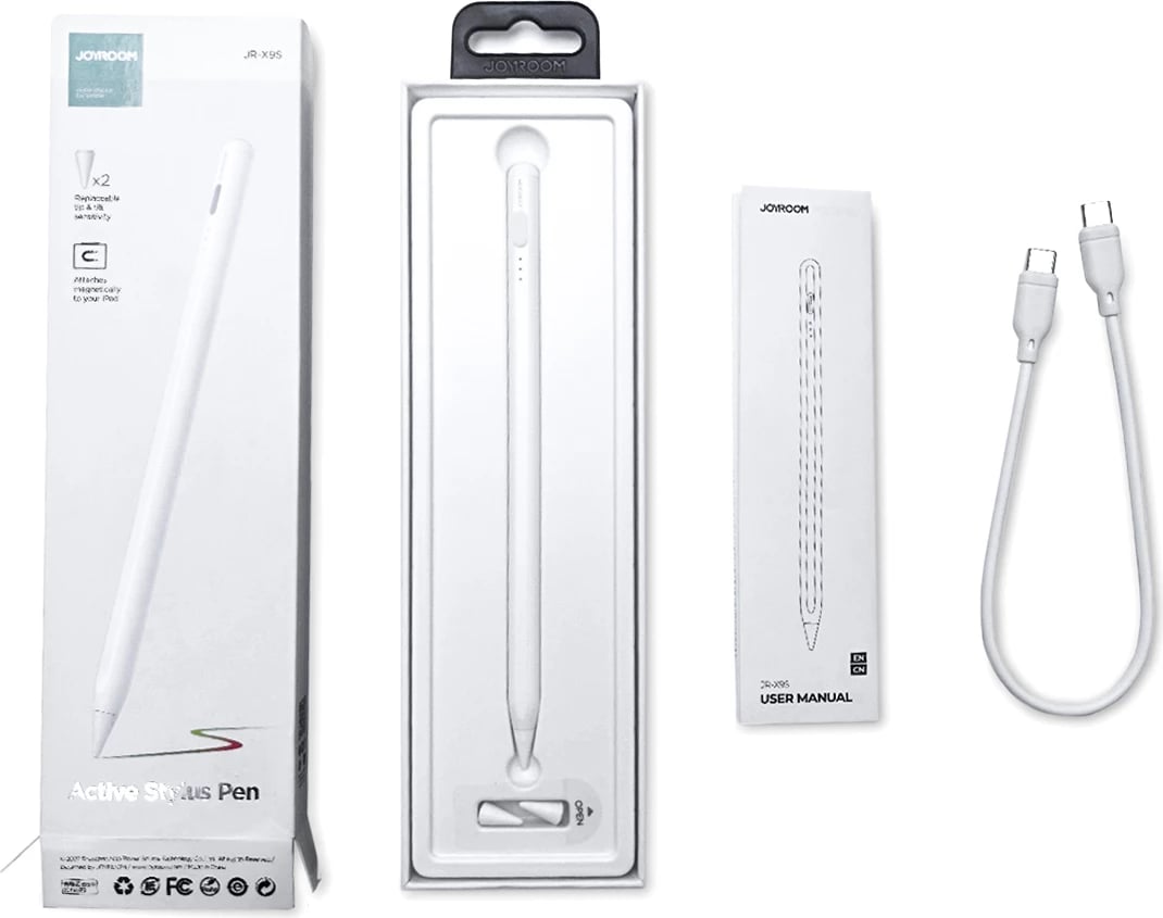 Stilolaps aktiv Joyroom JR-X9 për iPad, i bardhë