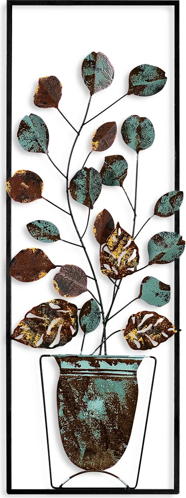 Aksesor dekorativ metalik për mur Wallity, Alder - 077 (3)