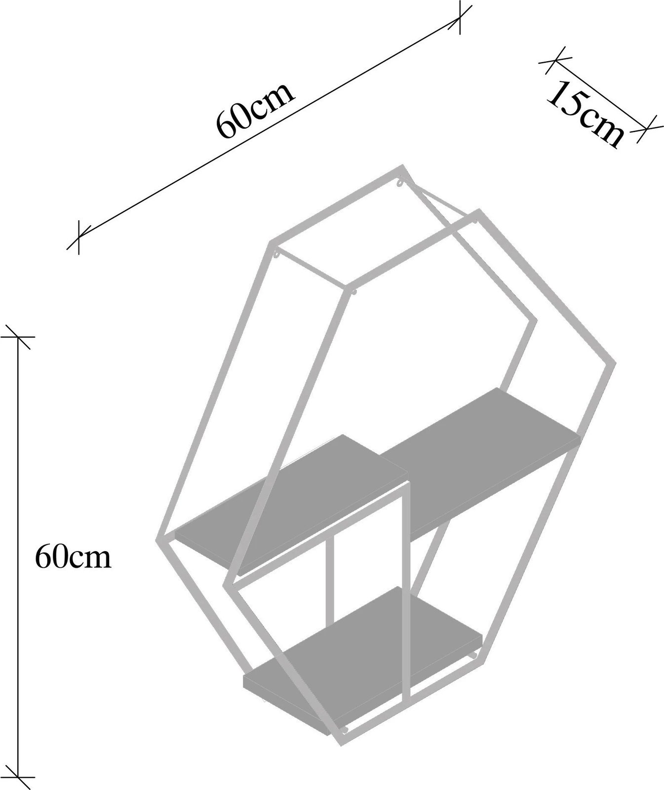 Raft muri Hanah Home, Narcissus, ngjyrë e zezë dhe arre