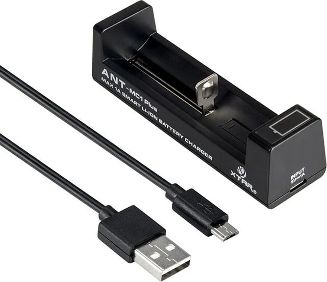 Karikues baterish XTAR ANT MC1 Plus, i zi