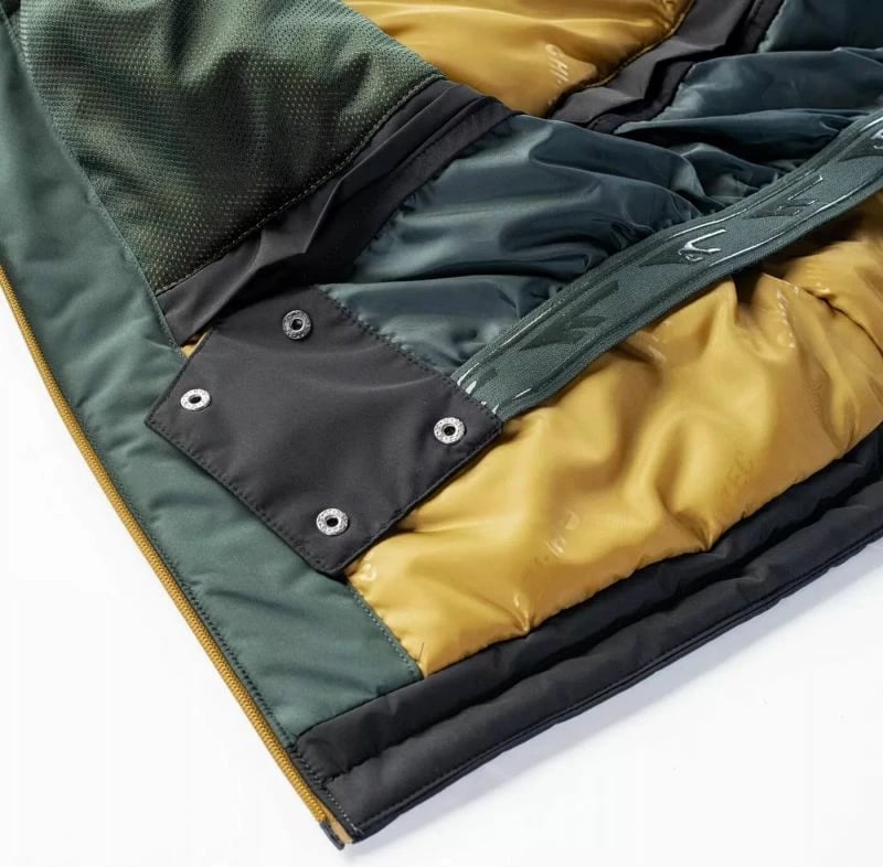 Xhaketë për meshkuj Hi-Tec, e zezë dhe e gjelbër Xhaketë për meshkuj Hi-Tec, e zezë dhe e gjelbër