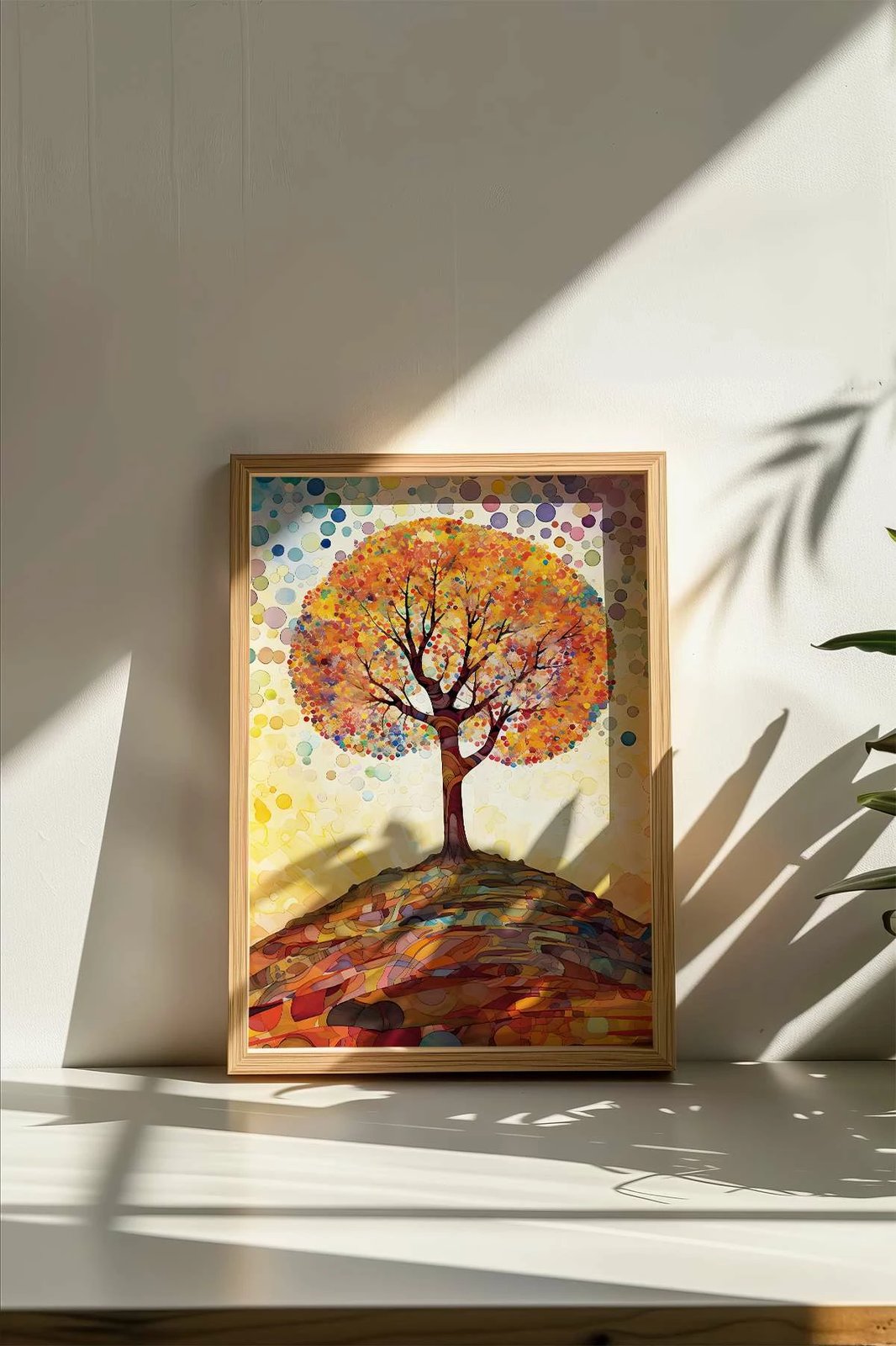 Pikturë dekorative me kornizë, shumëngjyrëshe, Wallity, Mscartmdl33, 33x48cm