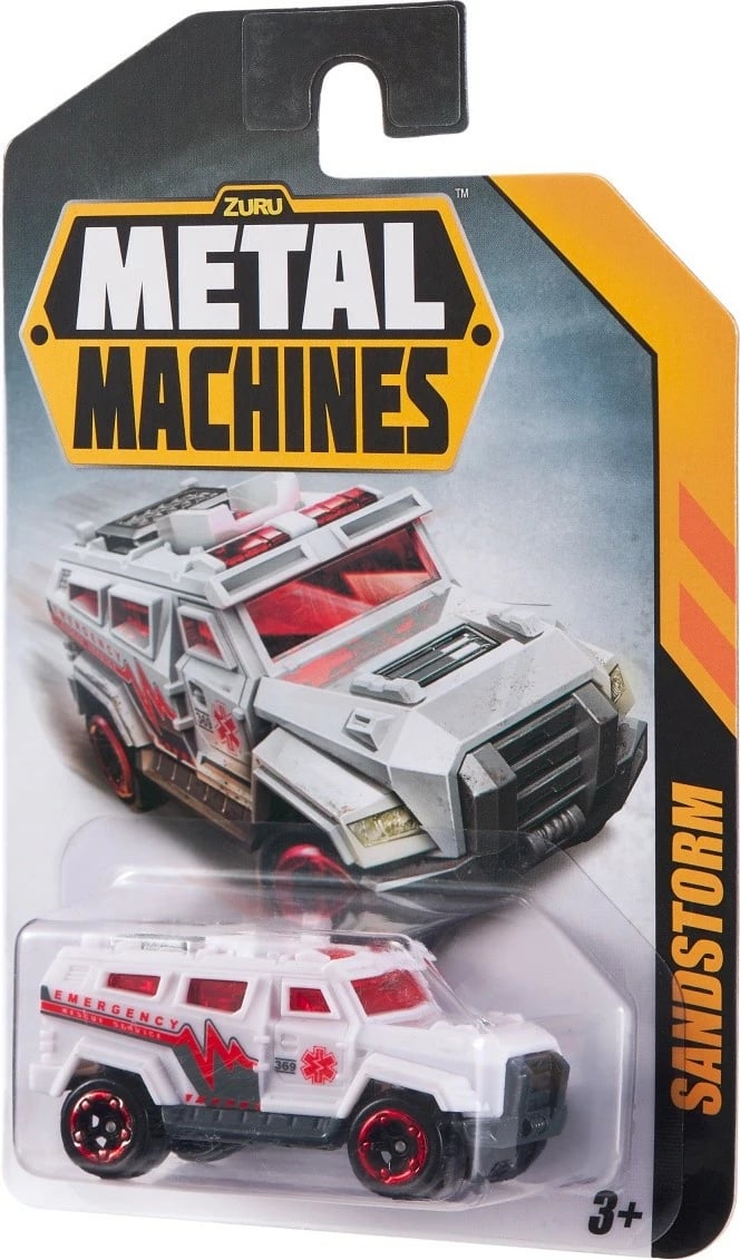 Set vetura lodër ZURU Metal Machines Auto Series 2, 24 copë, mix ngjyra