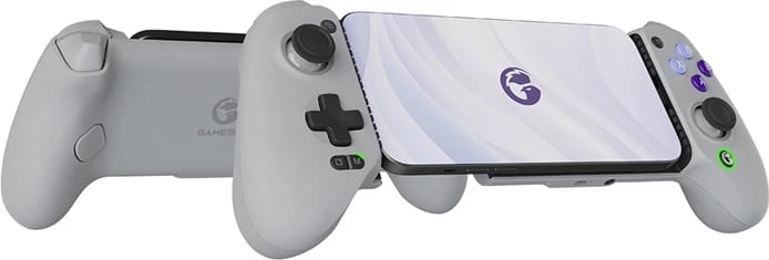 Kontroller mobil, GameSir G8 Galileo, USB-C, me mbajtës telefoni, kompatibil PC/PS3, Hall effect, audio 3.5mm, gri