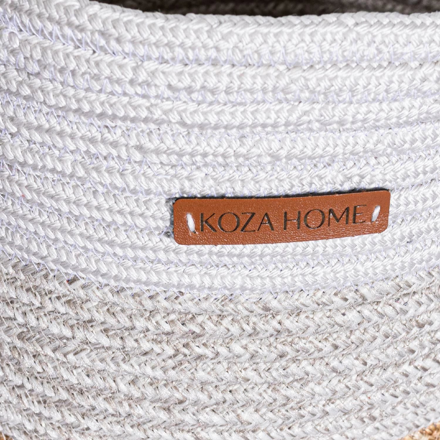 Kuti dekorative, e bardhë dhe gri, Evila Originals, 35x50cm