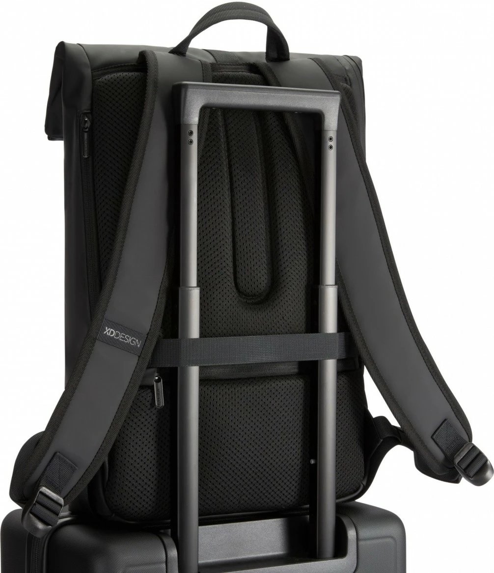 Çantë shpine XD DESIGN Urban Flap-Top, 18-23L, e zezë