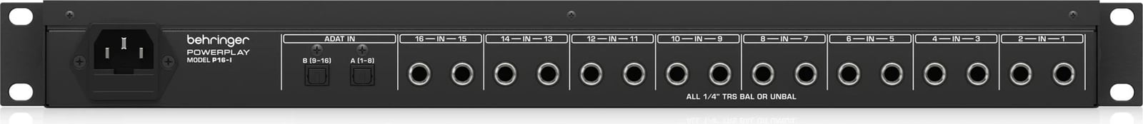 Mikser audio Behringer P16-I, 16 kanale, i zi