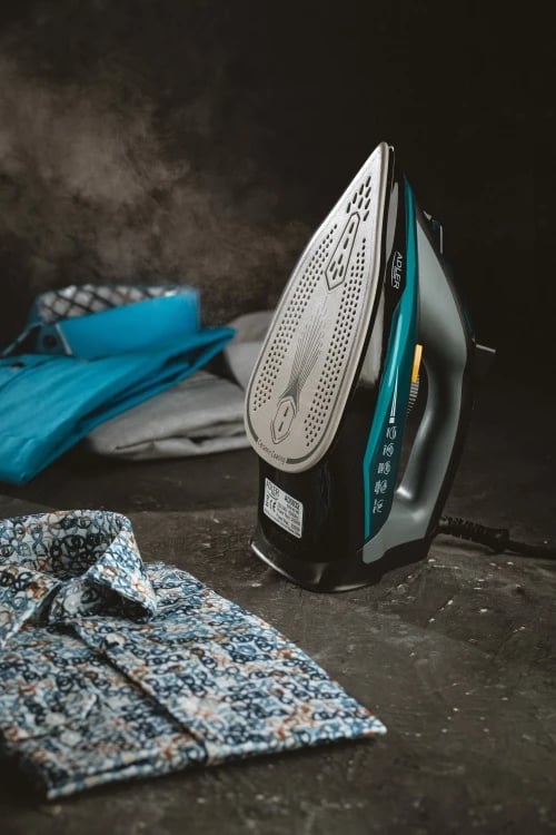 Hekur me avull, Adler AD 5032, taban qeramik, 3000 W, depozitë 350 ml
