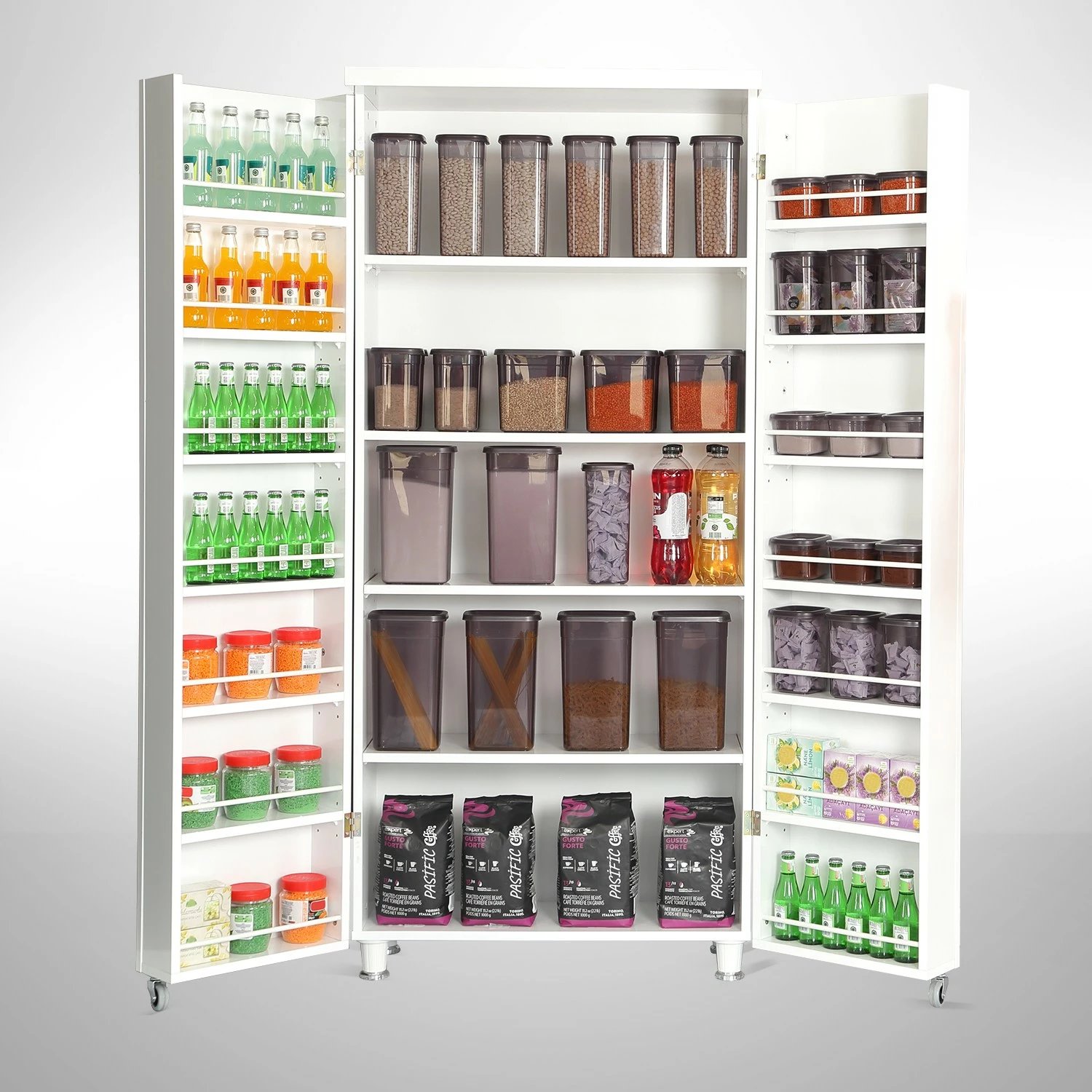 Dollap shumëpërdorimësh Hanah Home, Guzzo, i bardhë