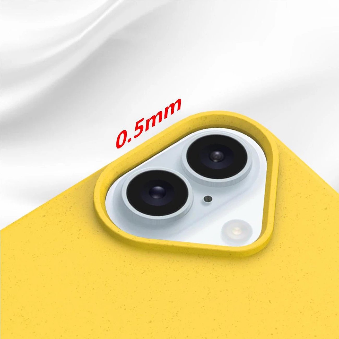 Mbështjellës Hurtel Multiple Color Wheat Case MagSafe për iPhone 16 Pro Max, e verdhë