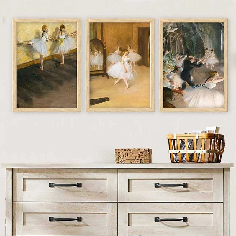 Pikturë dekorative me kornizë (3 copë), Wallity, 3NTC_UN2684867_3545