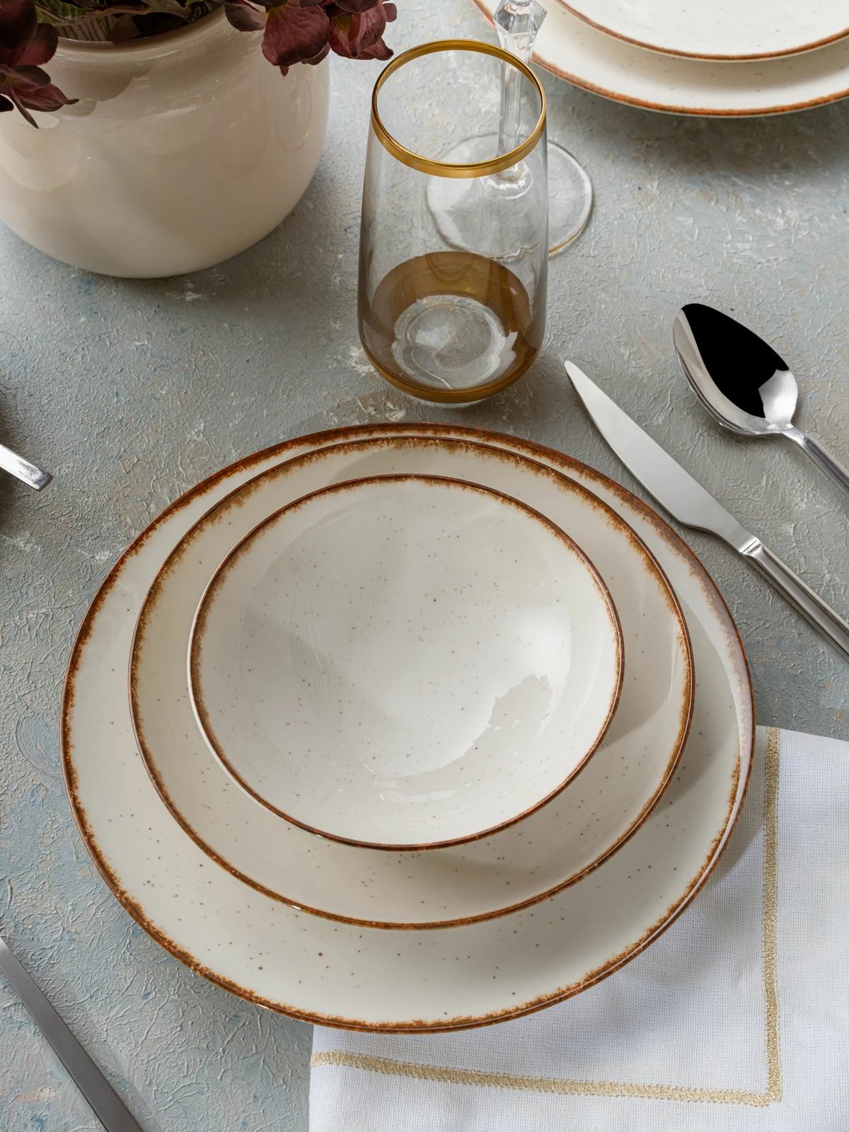 Set enësh për drekë (24 copë), Hermia, GBSATN24KY458KH