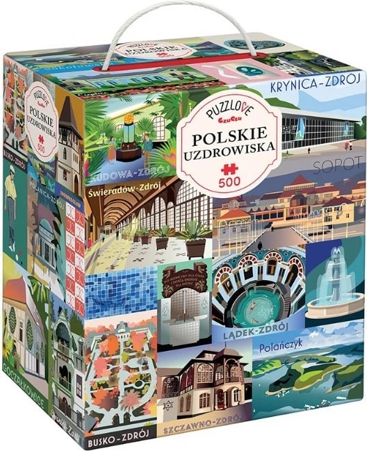 Puzzle CzuCzu Puzzlove Polish Health Resorts 500 pjesë