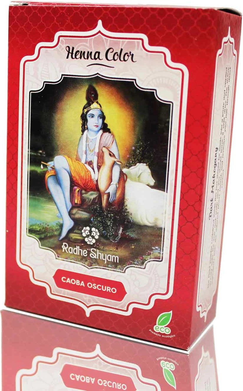 Pluhur për ngjyrosje flokësh RADHE Caoba Oscuro 100g