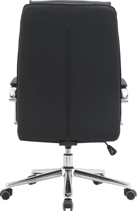 Karrige menaxheri për zyre, lëkurë artificiale e zezë, Siquel