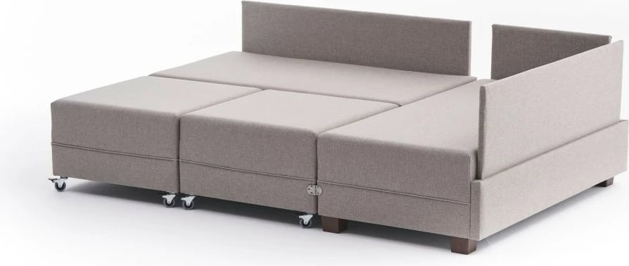 Kënd-sofë krevati Fly, ngjyrë krem, Atelier del Sofa