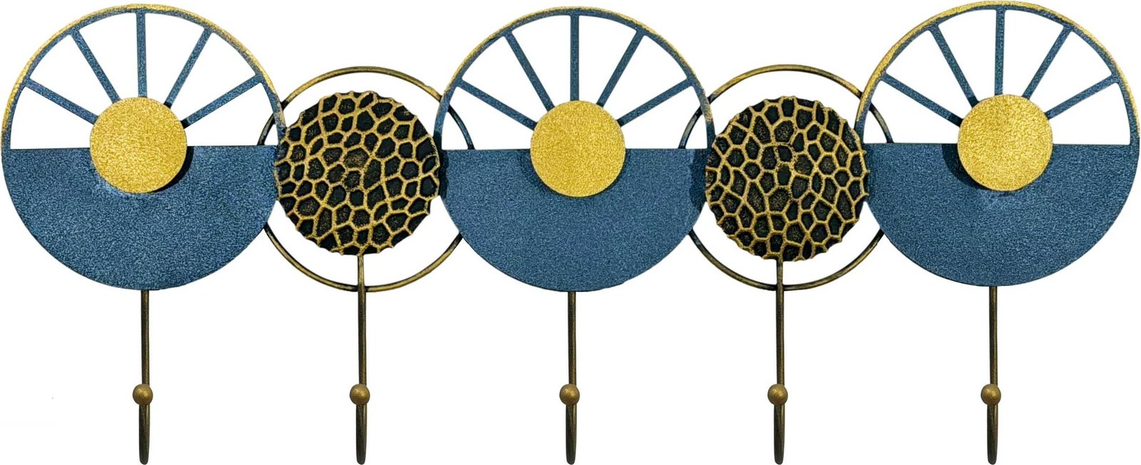 Varëse muri metalike Wallity, Naile, shumëngjyrëshe, 60x23cm