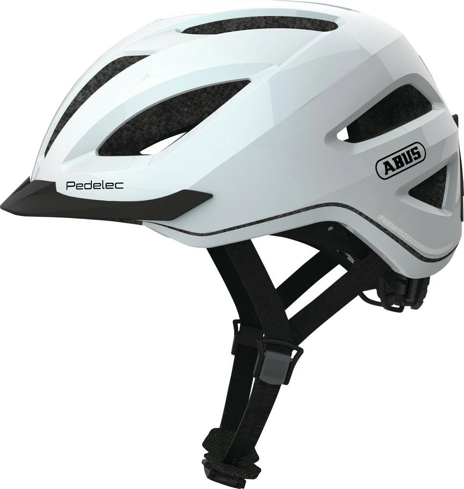 Helmetë biçiklete ABUS Pedelec 1.1 L, bardhë