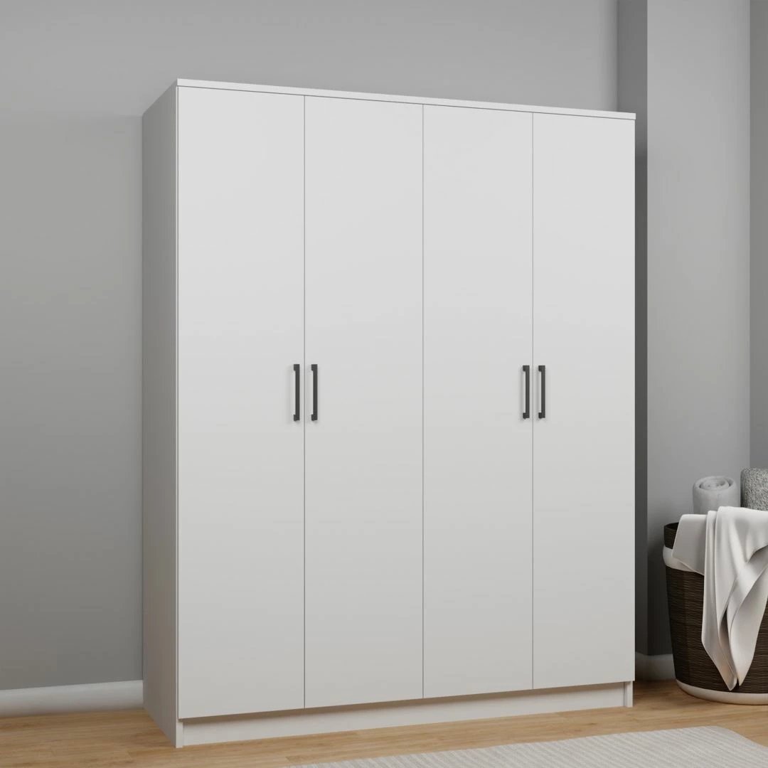 Dollap rrobash Skye Decor, i bardhë, Kardelen 1600-99