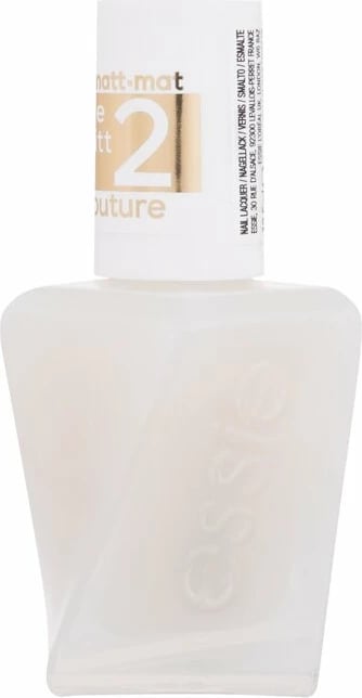Llak për thonj Essie Gel Couture Top Coat Matte për femra transparent 13,5ml