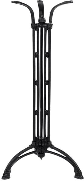 Bazë për bar prej gize, ngjyrë e zezë, FH446, 3 këmbë, 50x50x105 cm