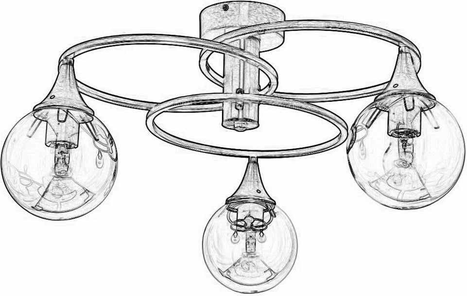 Llambadar Opviq, AR-1661-3E, ngjyrë antike
