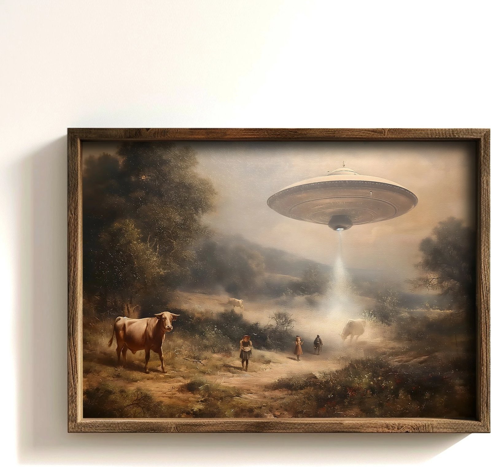 Pikturë dekorative me kornizë MDF, shumëngjyrëshe, Wallity GE195-L