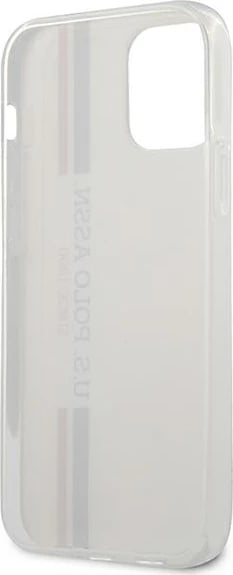 Mbështjellës U.S. Polo Assn. USHCP12LPCUSSWH për iPhone 12 Pro Max, Tricolor, Bardhë