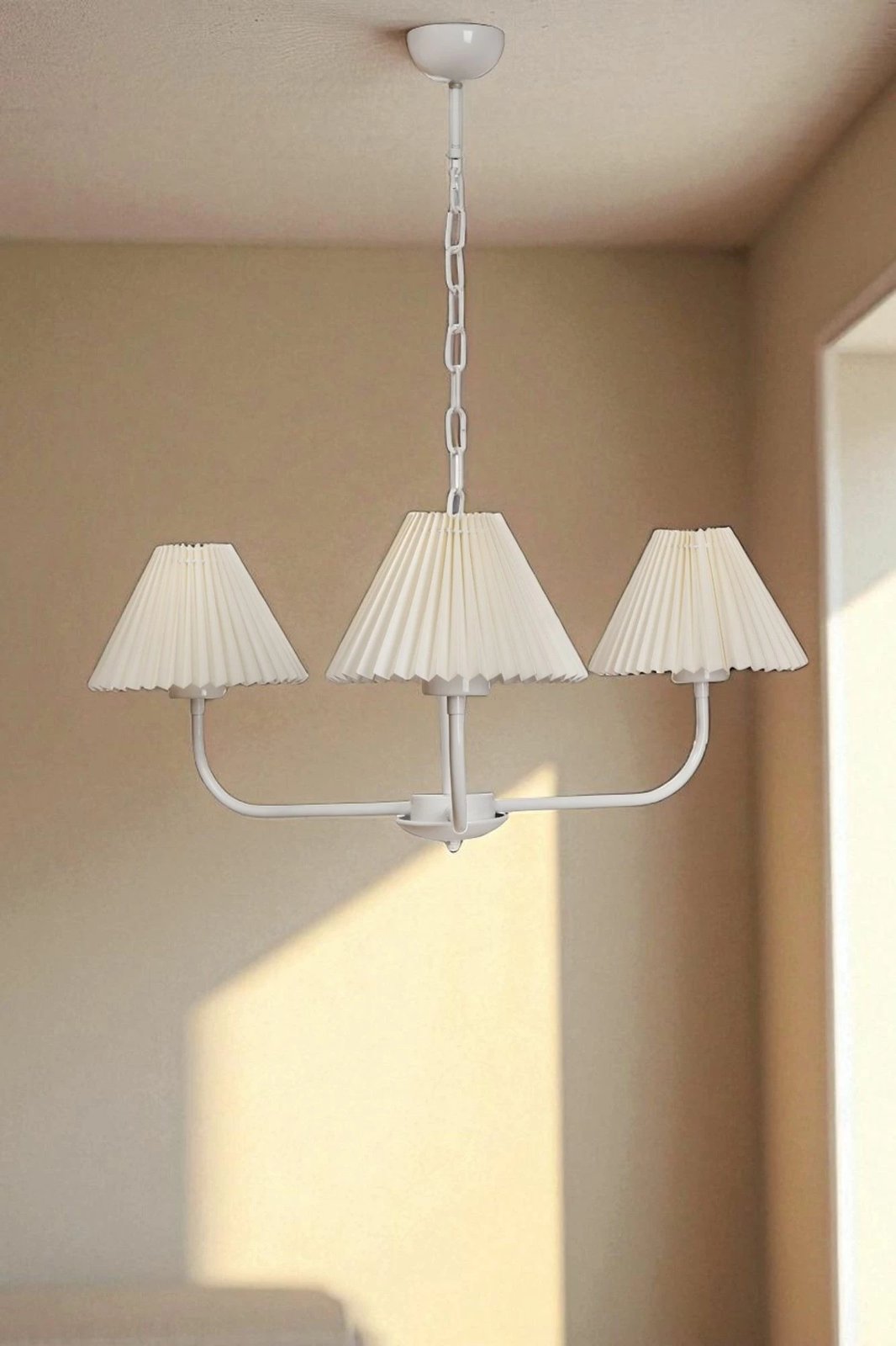 Llambadar Opviq, 8985-3, krem dhe e bardhë