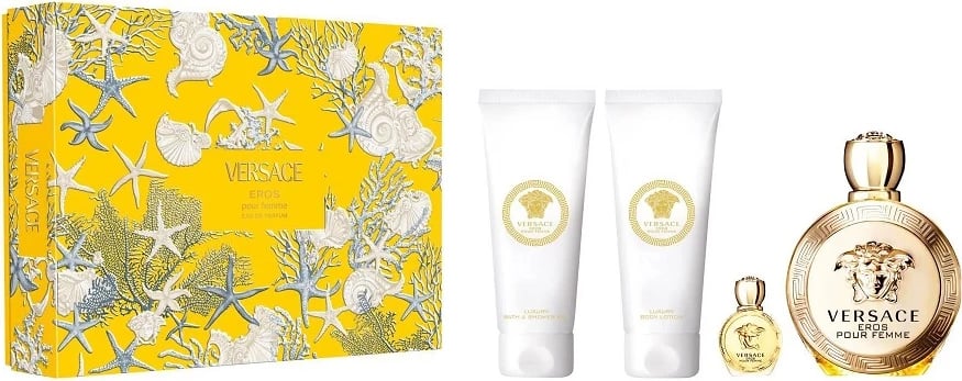 Set Eau de Parfum për femra Versace Eros Pour Femme 100ml