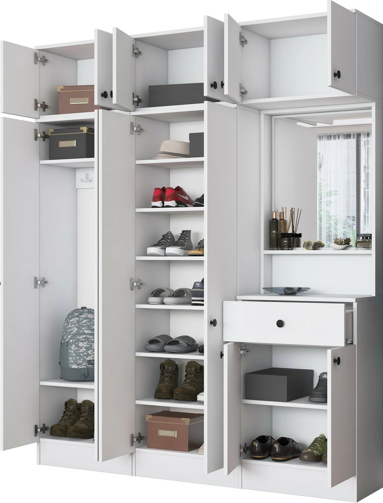 Stendë korridori Skye Decor, e bardhë, EA142 - 3450