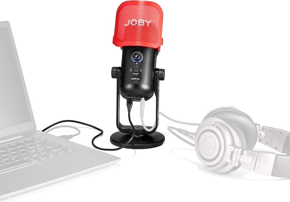 Mikrofon studioje JOBY JB01775-BWW, i zi dhe i kuq