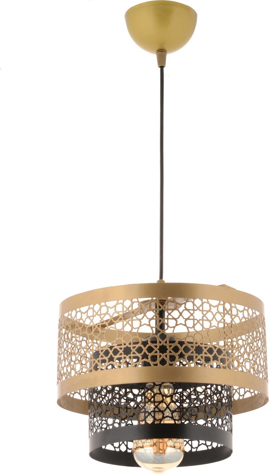 Llambë tavani Opviq Harold, e zezë dhe ari Llambë tavani Opviq Harold, e zezë dhe ari