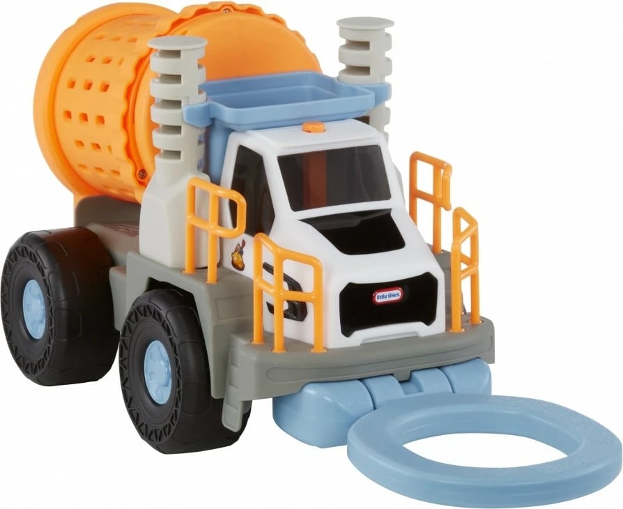 Set kamion minierash Little Tikes Mining Truck Big Adventures, plastikë, 27 cm, azure/gri/portokalli/e bardhë