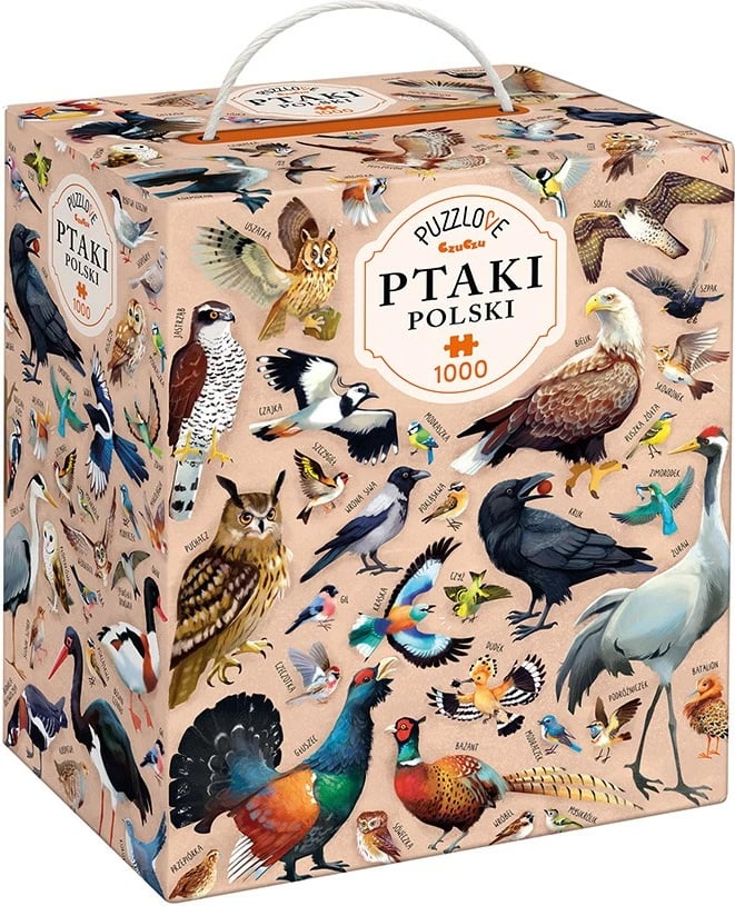 Puzzle CzuCzu Puzzlove Birds 1000 pjesë, 48x68cm