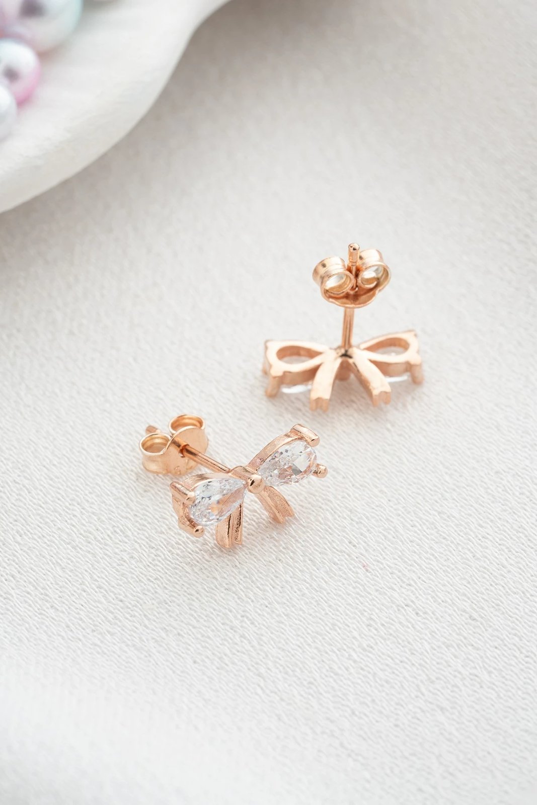 Vathë argjendi Jumeon, ngjyrë rozë ari dhe e bardhë, TRDYL303