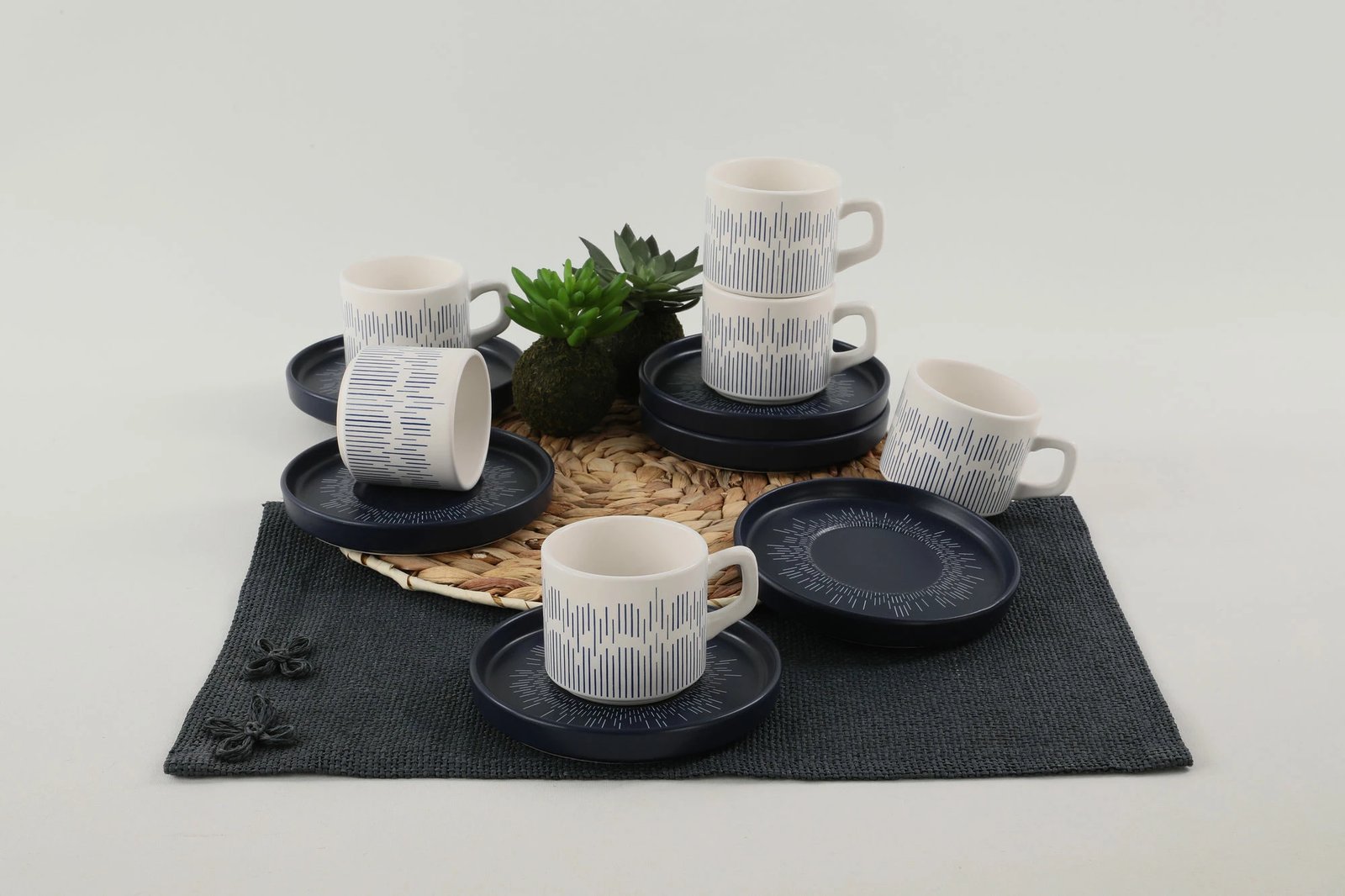 Set filxhanash kafeje (12 copë), Hermia Concept, TC038012F9RXA046100MATCS00