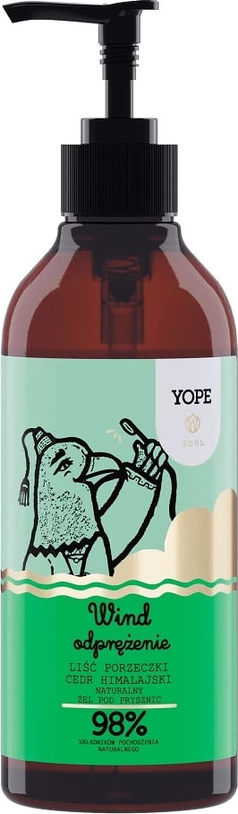 Xhel dushi natyral për femra Yope Soul Wind Relaxation 400ml Xhel dushi natyral për femra Yope Soul Wind Relaxation 400ml