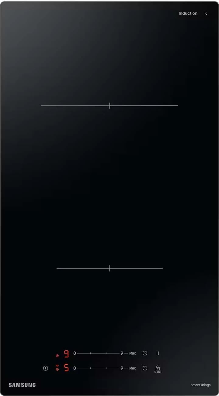 Pllakë induksioni Samsung NZ32BG2005FKU2, Wi‑Fi, Sliding Control, 2 zona, Domino, e zezë