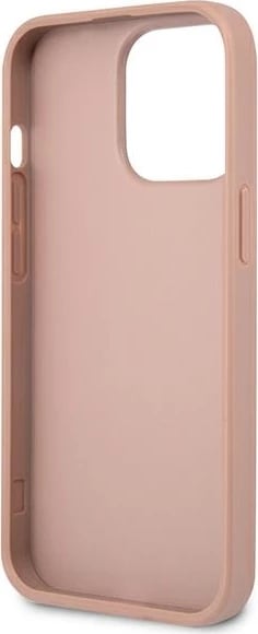 Mbështjellës Guess GUHCP13LPSATLP për iPhone 13/13 Pro 6.1", rozë Mbështjellës Guess GUHCP13LPSATLP për iPhone 13/13 Pro 6.1", rozë