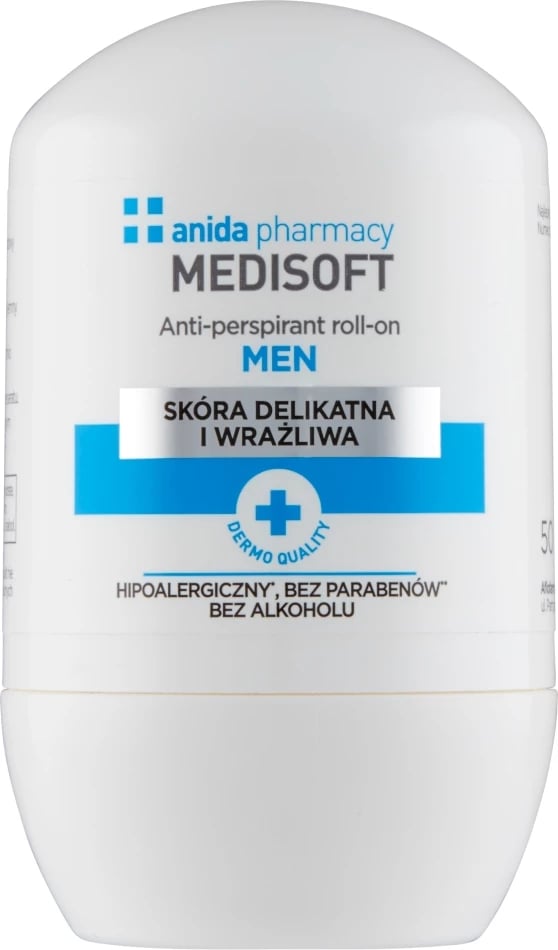 Antiperspirant roll-on për meshkuj Anida Medisoft Men 50ml