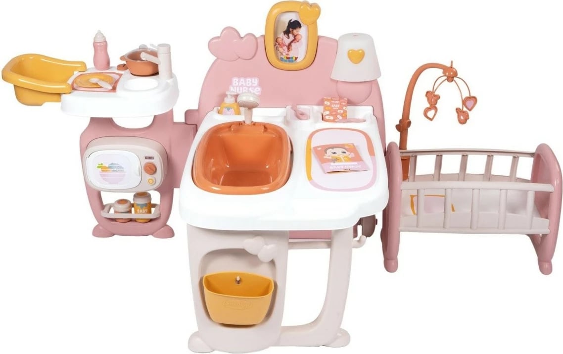Kënd loje Baby Nurse Smoby 7600220394, me 19 aksesorë, multikolor
