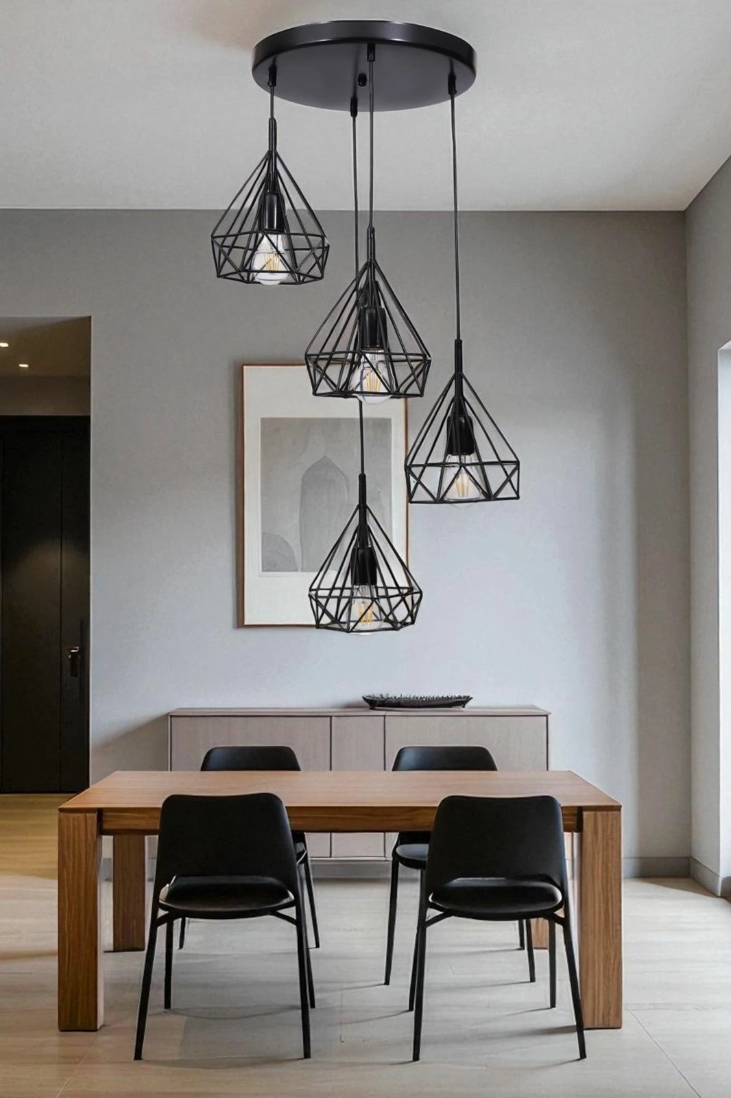 Llambadar Opviq, 9046-4, ngjyrë e zezë