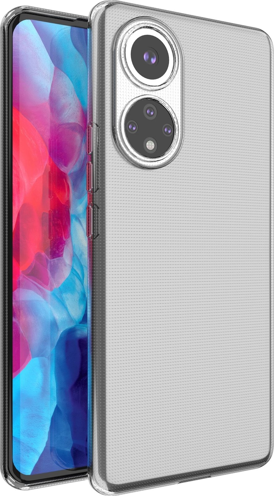 Mbështjellës Hurtel Ultra Clear 0.5mm për Honor 50 Pro, Transparent