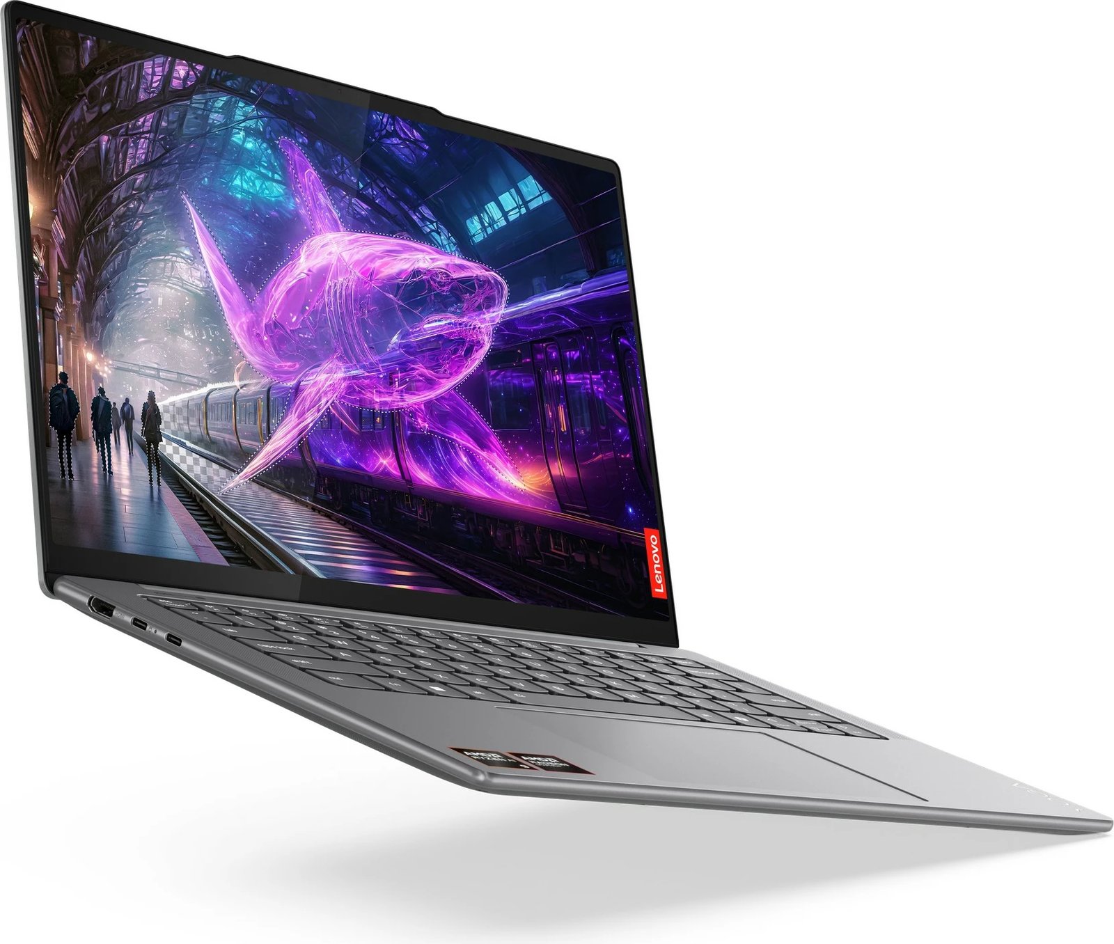 Kompjuter Lenovo Yoga Pro 7 14ASP9, AMD Ryzen AI 9, 32GB RAM, 1TB SSD, 14.5", Luna Grey