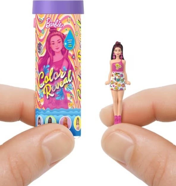 Kukull Mini Barbie Color Reveal Mattel JCR08, 3.5 cm, për vajza