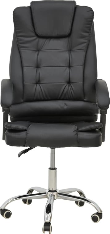 Karrige menaxheri për zyre, ngjyrë e zezë, Toronsi, 60x68x128cm