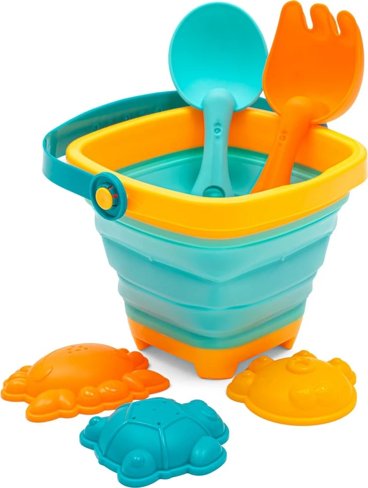 Set lodrash plazhi me kovë palosëse BABY MIX 5 pjesë shumëngjyrëshe