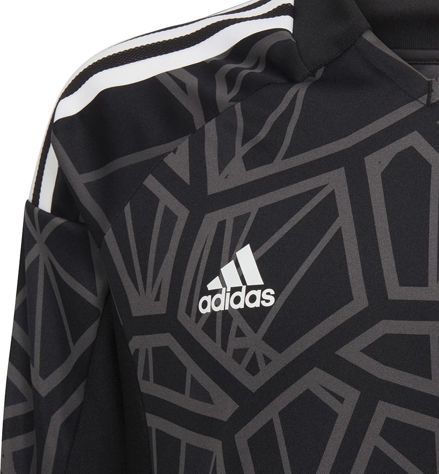 Fanellë portieri për fëmijë adidas, e zezë